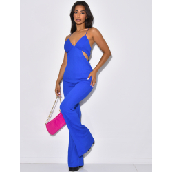 Combinaison pattes d'eph à fines bretelles ajouré