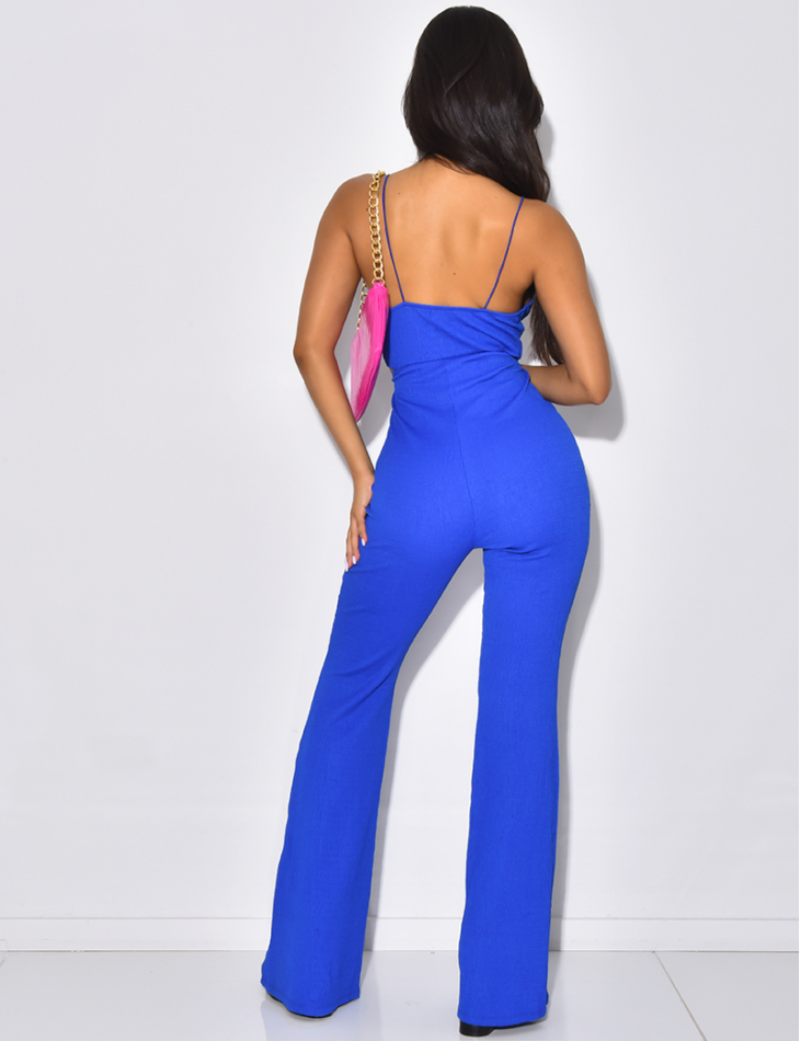 Combinaison pattes d'eph à fines bretelles ajouré