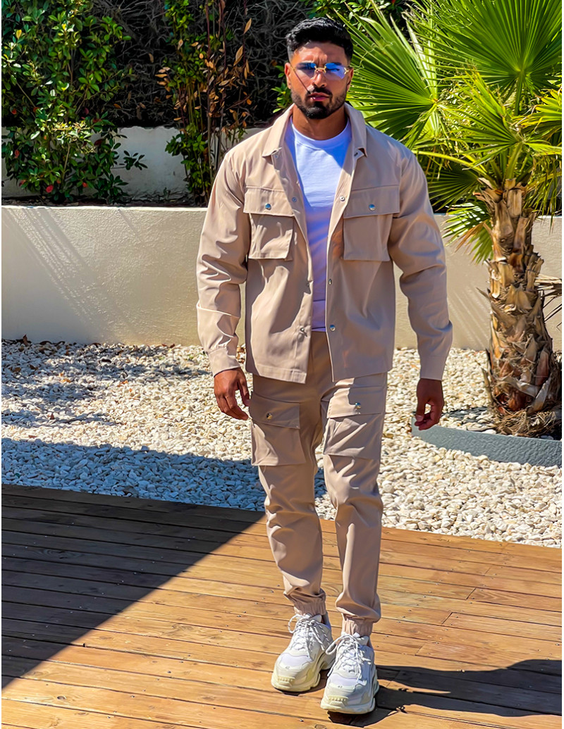 Ensemble chemise et pantalon cargo