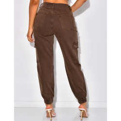 Jeans cargo resserré aux chevilles