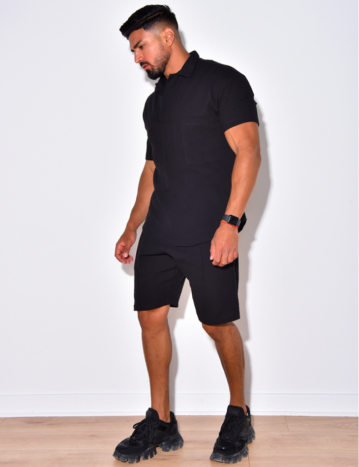 Ensemble short et t-shirt en lin