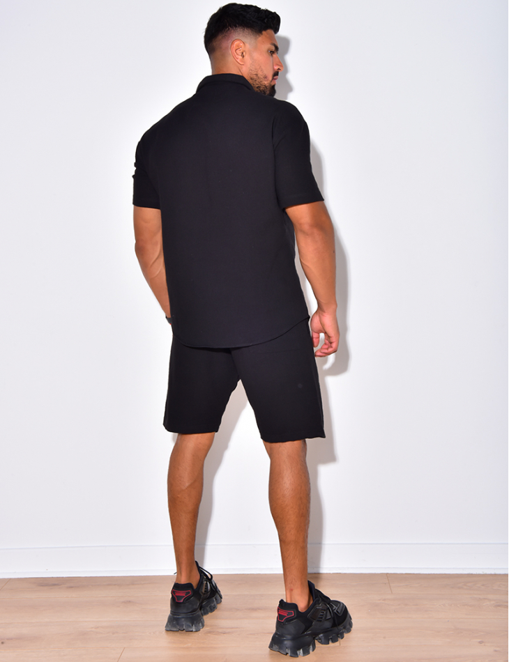 Ensemble short et t-shirt en lin