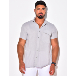 Chemise manches courtes à poches Chemise manches courtes à poches