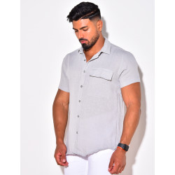 Chemise manches courtes à poches Chemise manches courtes à poches