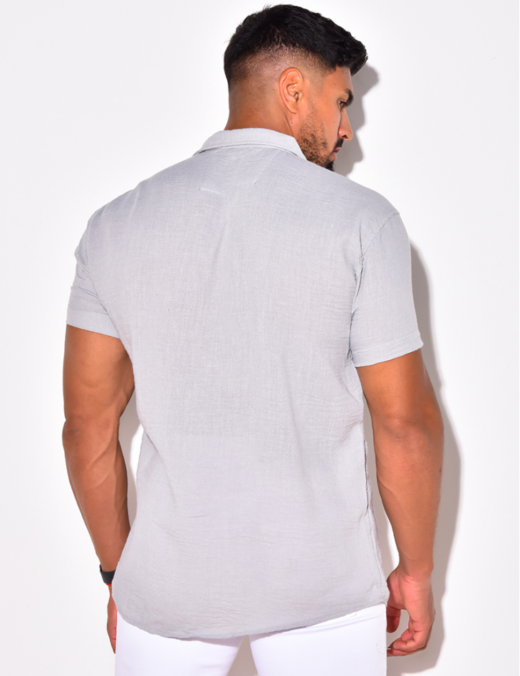 Chemise manches courtes à poches Chemise manches courtes à poches
