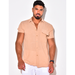 Chemise manches courtes à poches Chemise manches courtes à poches