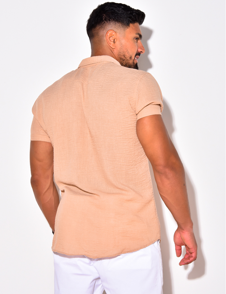 Chemise manches courtes à poches Chemise manches courtes à poches