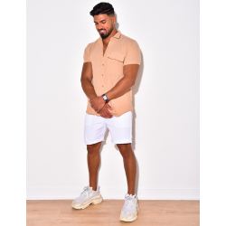 Chemise manches courtes à poches Chemise manches courtes à poches