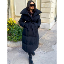 Doudoune matelasée à grand col Doudoune matelasée à grand col