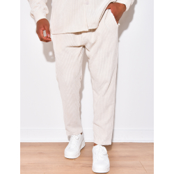 Pantalon côtelé en velours