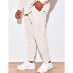 Pantalon côtelé en velours