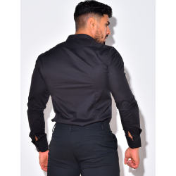 Chemise manches longues col rond