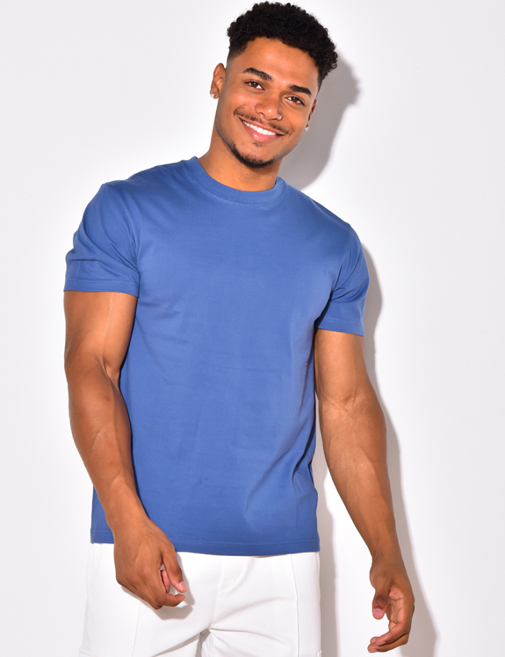 Tee shirt simple homme top