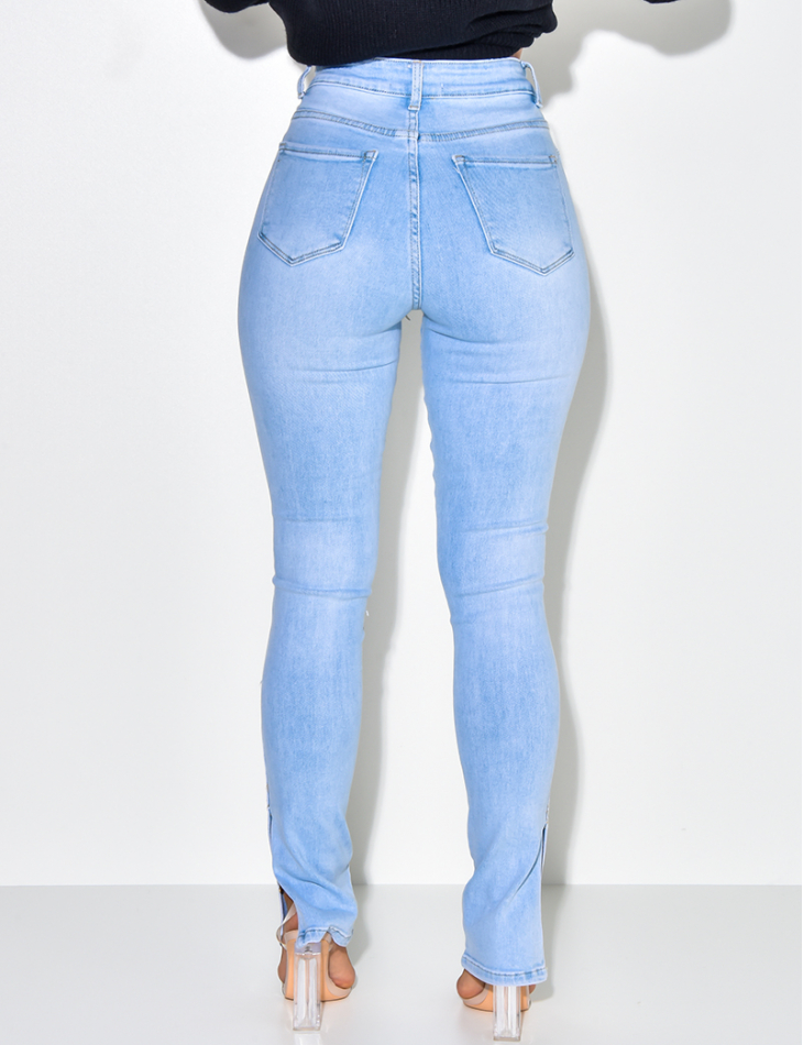Jeans Fente Cheville Jeans Femme Jeans Industry
