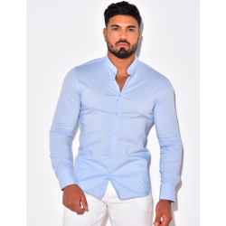 Chemise manches longues col rond