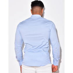 Chemise manches longues col rond