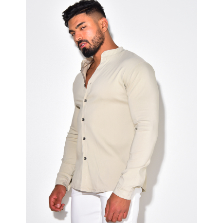Chemise manches longues col rond Chemise manches longues col rond