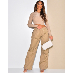 Pantalon large effet cargo Pantalon large effet cargo