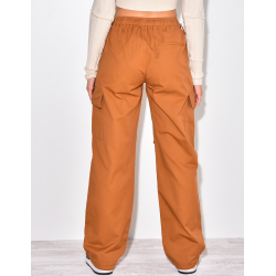 Pantalon cargo large à poches