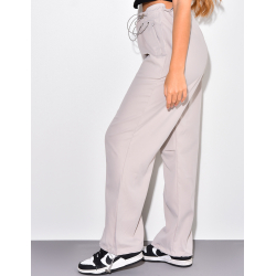 Pantalon fin large Pantalon fin large