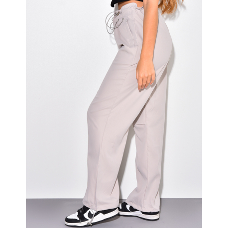 Pantalon fin large Pantalon fin large