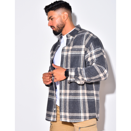 Chemise à carreaux oversize Chemise à carreaux oversize