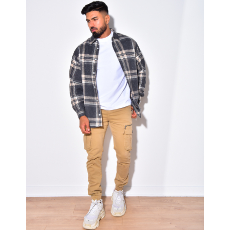 Chemise à carreaux oversize Chemise à carreaux oversize