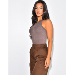 Ribbed Crop Top Ribbed Crop Top