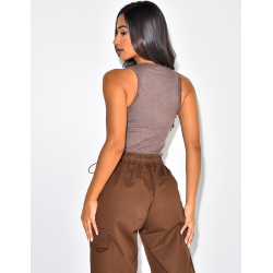 Ribbed Crop Top Ribbed Crop Top