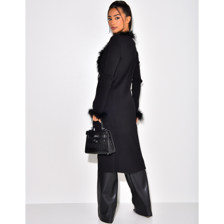 Gilet long à plume Gilet long à plume