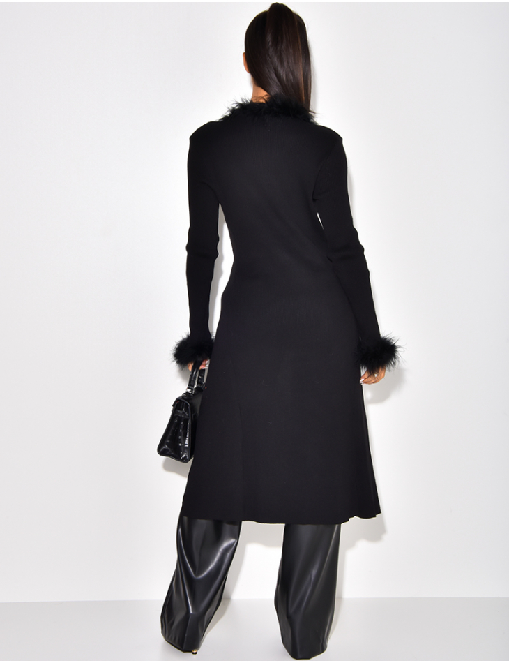 Gilet long à plume Gilet long à plume