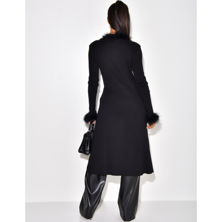 Gilet long à plume Gilet long à plume