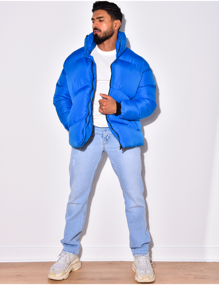 Doudoune matelassée à poignet resserré Doudoune matelassée à poignet resserré