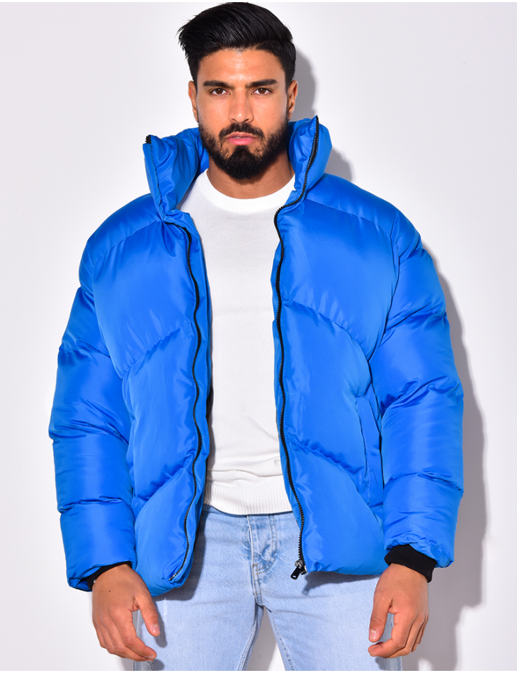 Doudoune matelassée à poignet resserré Doudoune matelassée à poignet resserré