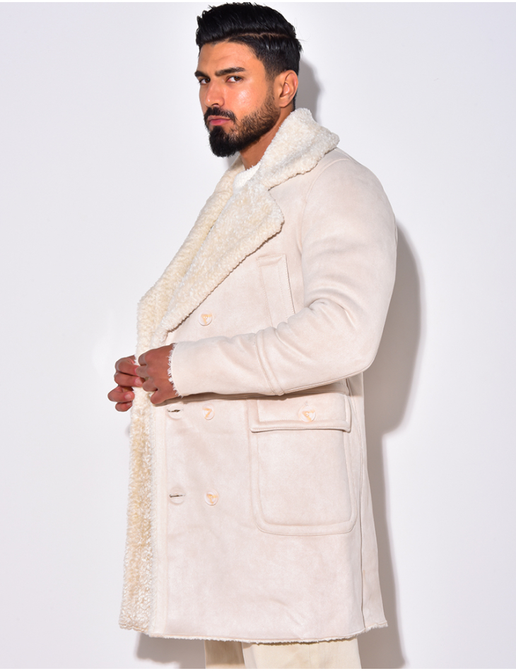 Fleecy coat hot sale