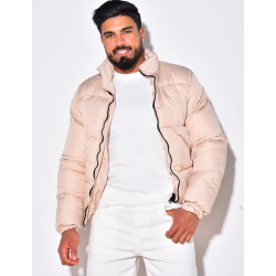 Doudoune matelassée resserrée à la ceinture Doudoune matelassée resserrée à la ceinture