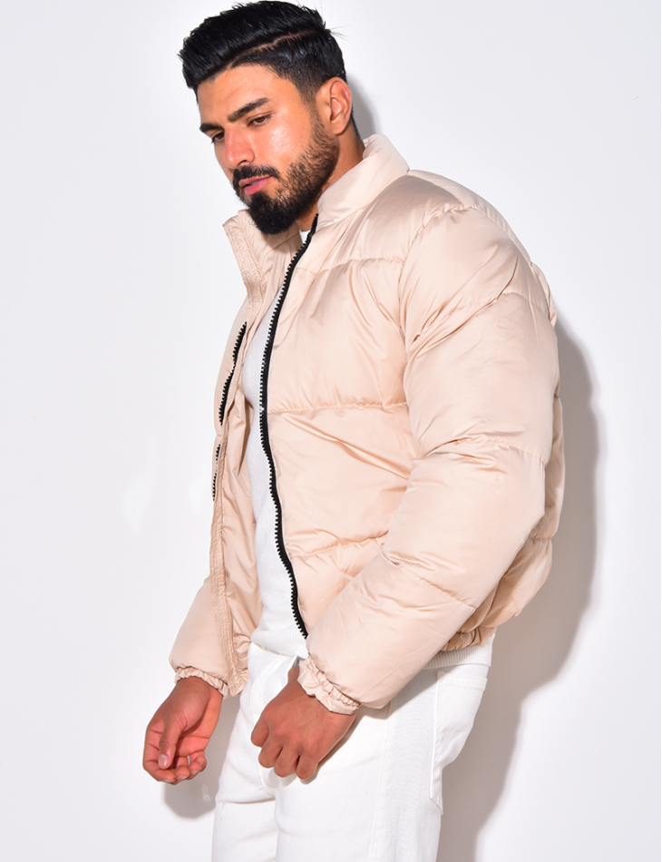 Doudoune matelassée resserrée à la ceinture Doudoune matelassée resserrée à la ceinture