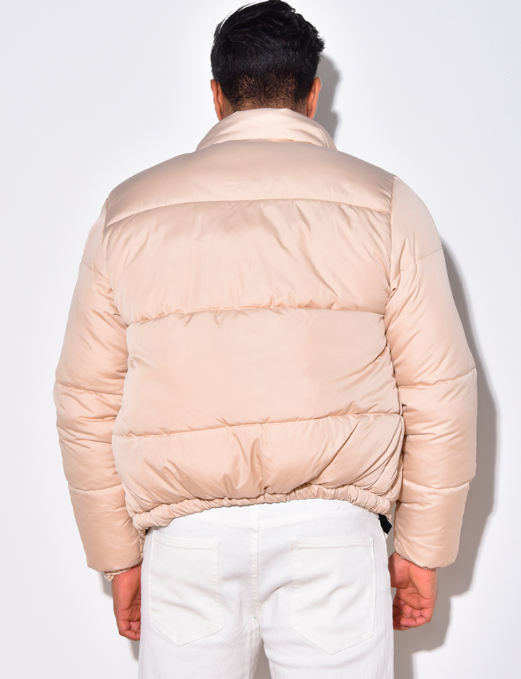 Doudoune matelassée resserrée à la ceinture Doudoune matelassée resserrée à la ceinture