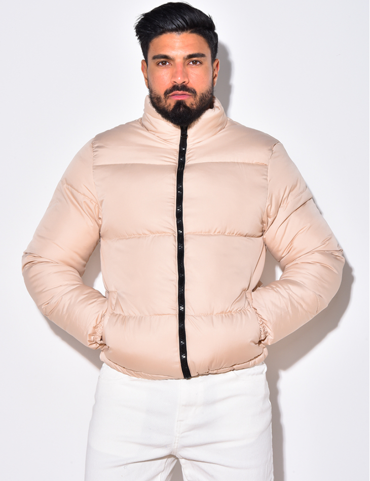 Doudoune matelassée resserrée à la ceinture Doudoune matelassée resserrée à la ceinture