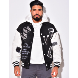 Weste zum Knöpfen aus Bi-Material "FVL"