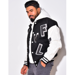 Weste zum Knöpfen aus Bi-Material "FVL"