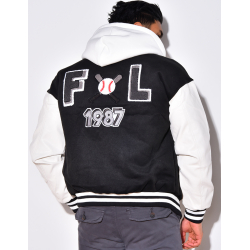 Weste zum Knöpfen aus Bi-Material "FVL"