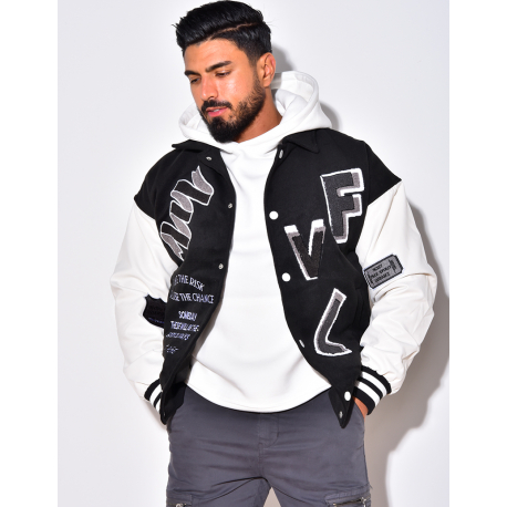 Weste zum Knöpfen aus Bi-Material "FVL"