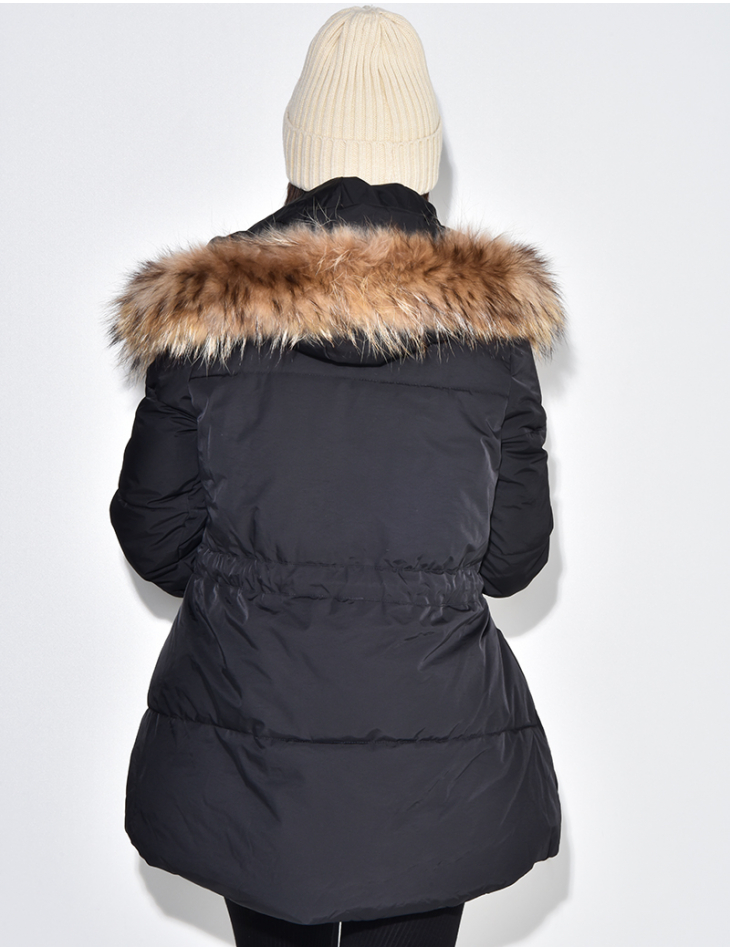 Faux Fur Parka