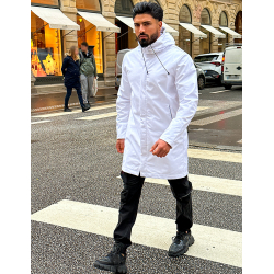 Veste longue en jean homme online