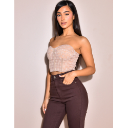 Crop-top bustier Crop-top bustier