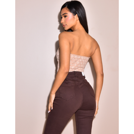 Crop-top bustier Crop-top bustier