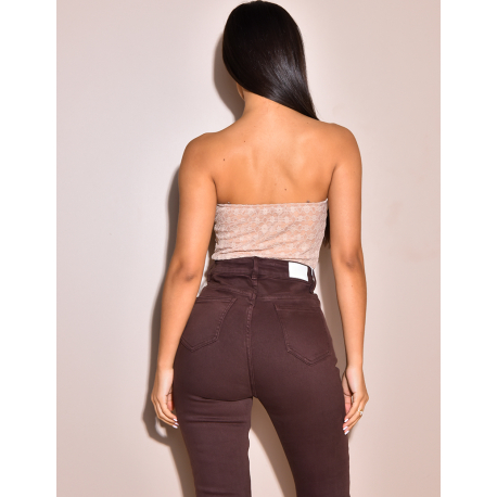 Crop-top bustier Crop-top bustier