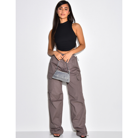 Pantalon cargo avec élastique Pantalon cargo avec élastique