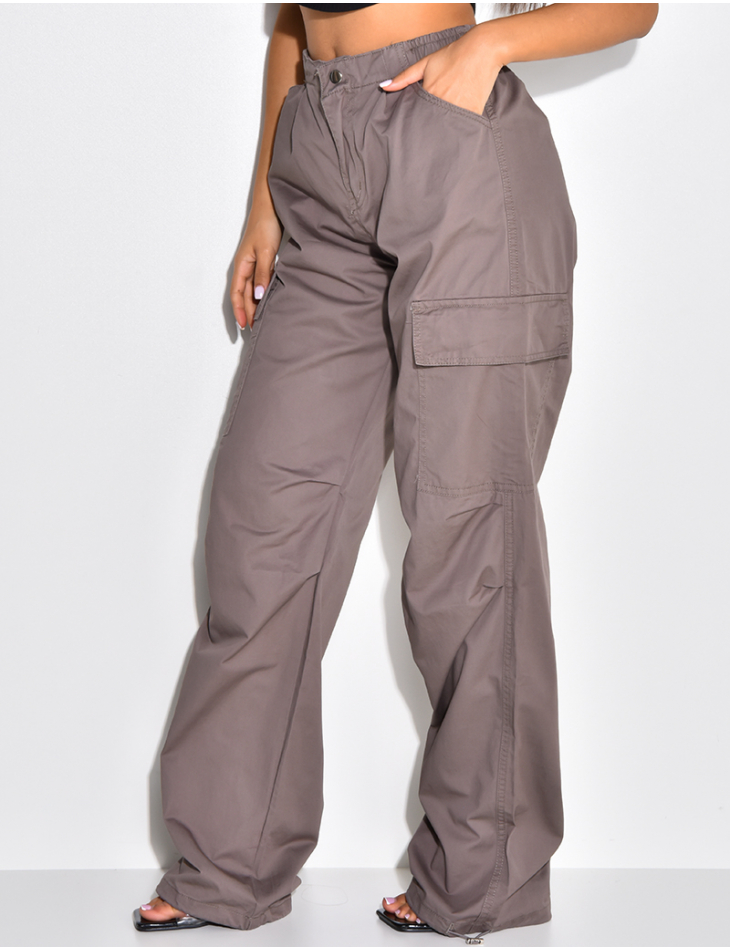 Pantalon cargo avec élastique Pantalon cargo avec élastique
